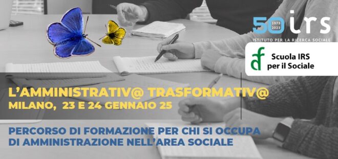 corso di formazione per amministrativi del sociale
