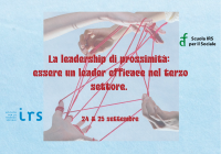 La leadership di prossimità: essere un leader efficace nel terzo settore – 24 & 25 settembre 2026